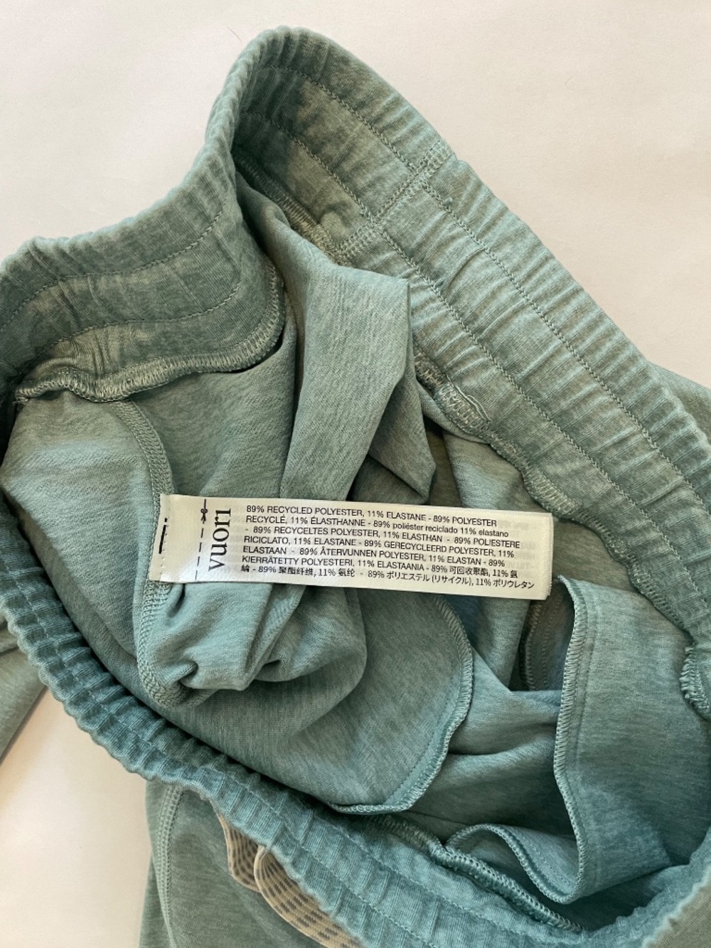 Vuori Performance Jogger DreamKnit Sweatpants, Sea Foam Green, Women's Small - Picture 5 of 6